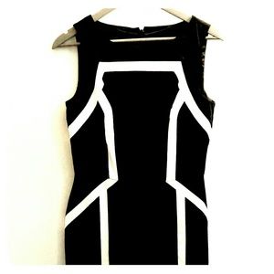 White house black market sleek fitted dress
